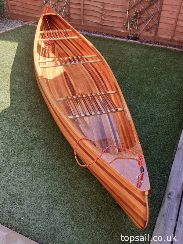 2021 14ft Cedar Strip Canadian-Style Canoe