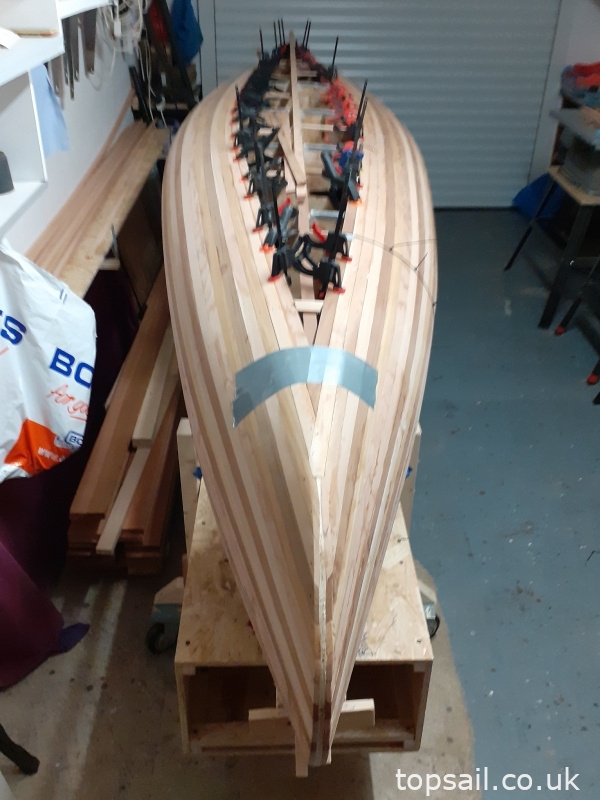 2021 14ft Cedar Strip Canadian-Style Canoe