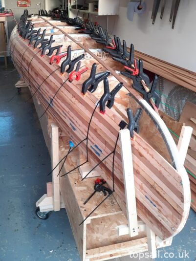 2021 14ft Cedar Strip Canadian-Style Canoe