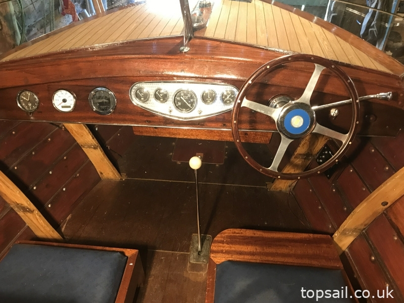 1950 Italian Motor Launch/Speedboat & Trailer