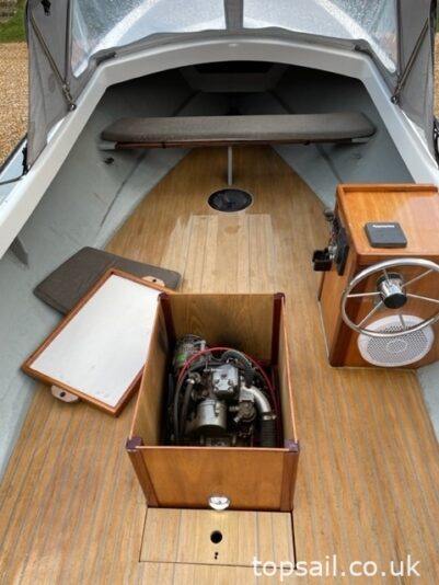 GRP Norwegian Snekke Harbour Launch & Trailer