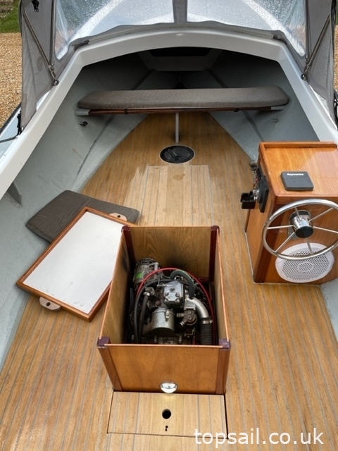 GRP Norwegian Snekke Harbour Launch & Trailer