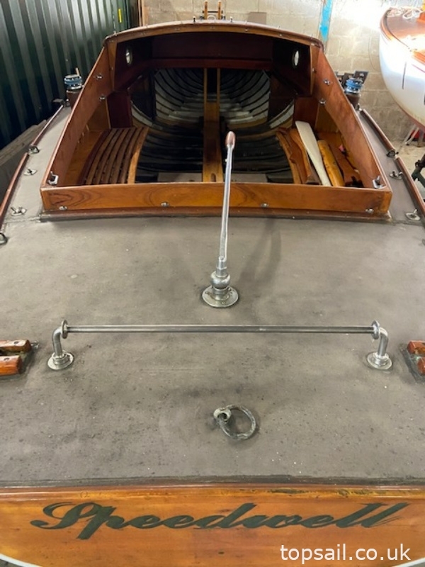 1947 Broads Half Decker with Cuddy Cabin & Trailer