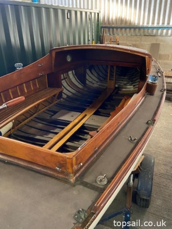 1947 Broads Half Decker with Cuddy Cabin & Trailer