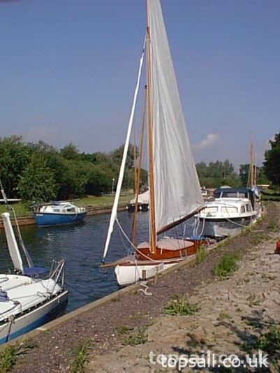 1947 Broads Half Decker with Cuddy Cabin & Trailer