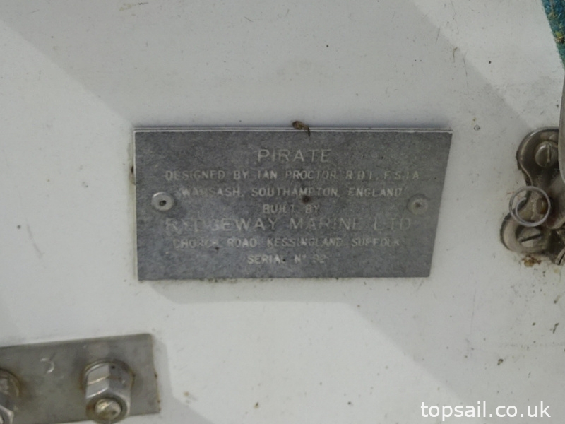 1975 Rydgeway Pirate 17 Trailer Sailer