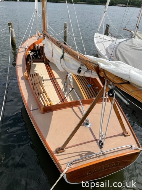 1924 Yare & Bure One Design (YBOD, White Boat) & Trailer