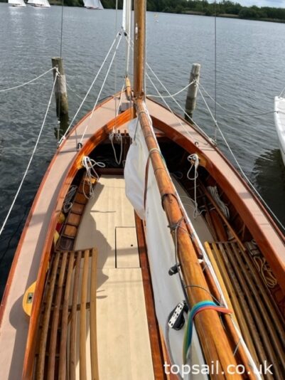 1924 Yare & Bure One Design (YBOD, White Boat) & Trailer