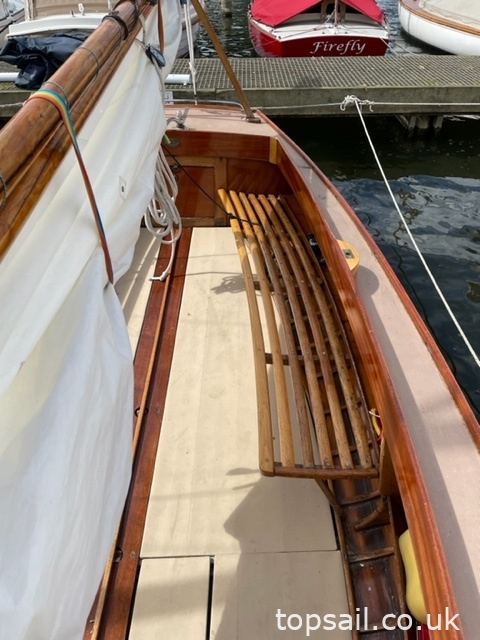 1924 Yare & Bure One Design (YBOD, White Boat) & Trailer