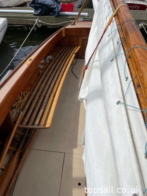 1924 Yare & Bure One Design (YBOD, White Boat) & Trailer