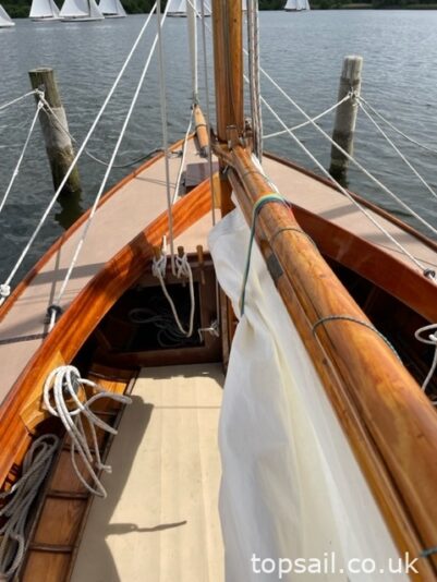 1924 Yare & Bure One Design (YBOD, White Boat) & Trailer