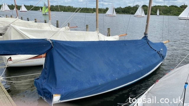1924 Yare & Bure One Design (YBOD, White Boat) & Trailer