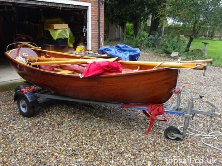 1997 12ft Gunter Rigged Sailing Dinghy & Trailer (Electric O/b Available)