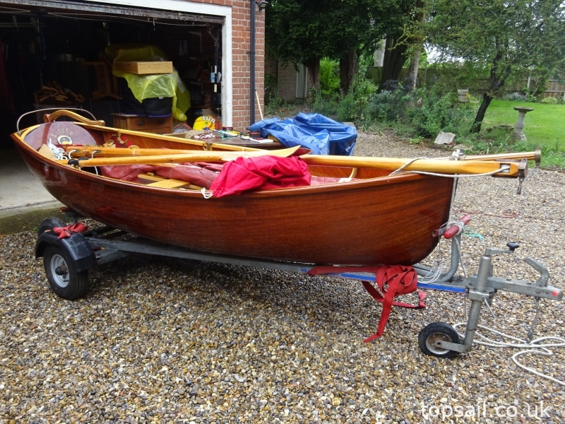1997 12ft Gunter Rigged Sailing Dinghy & Trailer (Electric O/b Available)