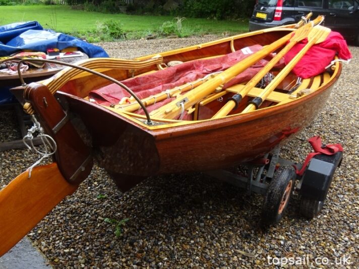 1997 12ft Gunter Rigged Sailing Dinghy & Trailer (Electric O/b Available)