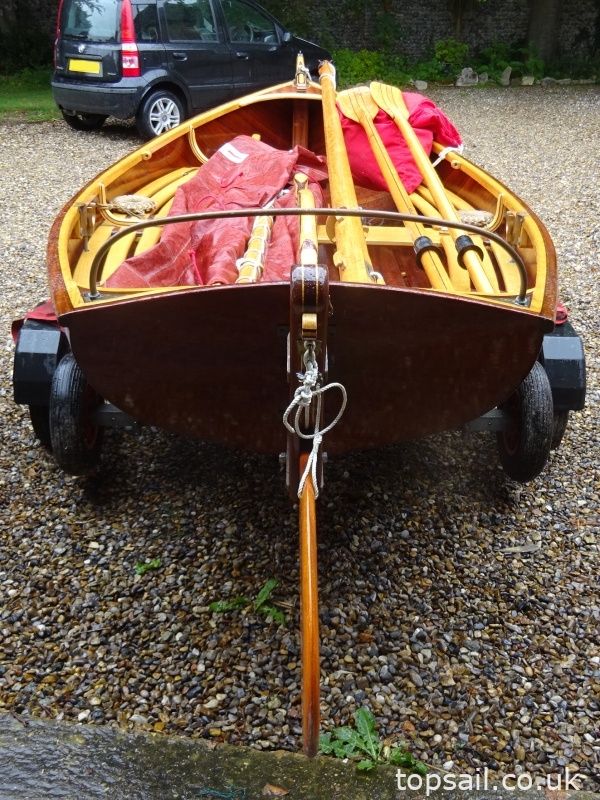 1997 12ft Gunter Rigged Sailing Dinghy & Trailer (Electric O/b Available)