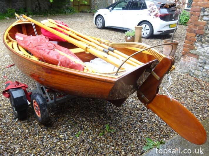 1997 12ft Gunter Rigged Sailing Dinghy & Trailer (Electric O/b Available)