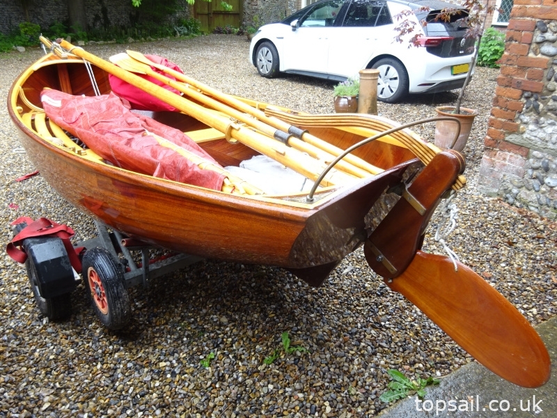1997 12ft Gunter Rigged Sailing Dinghy & Trailer (Electric O/b Available)