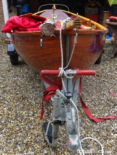 1997 12ft Gunter Rigged Sailing Dinghy & Trailer (Electric O/b Available)