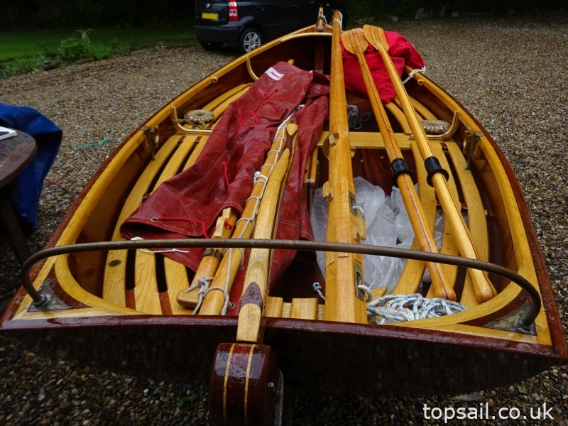 1997 12ft Gunter Rigged Sailing Dinghy & Trailer (Electric O/b Available)