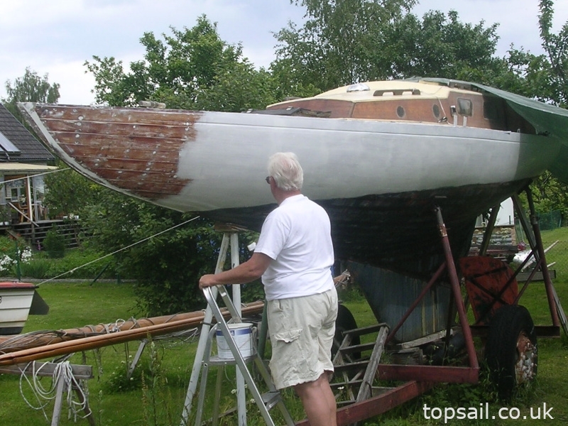 1922 Skärgårdskryssare Skerry Cruiser & Launching Trolley
