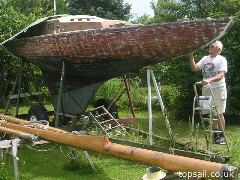 1922 Skärgårdskryssare Skerry Cruiser & Launching Trolley