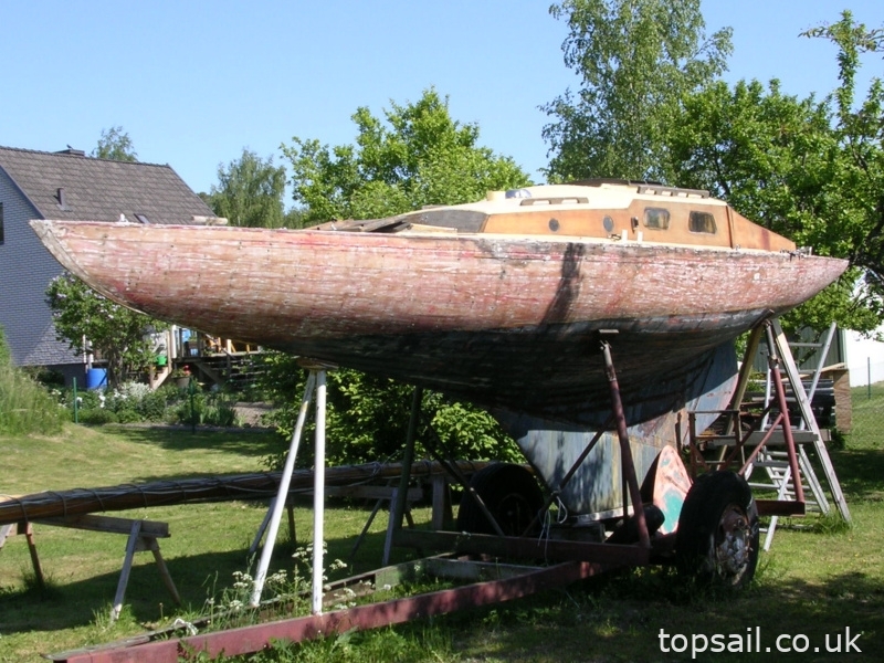 1922 Skärgårdskryssare Skerry Cruiser & Launching Trolley