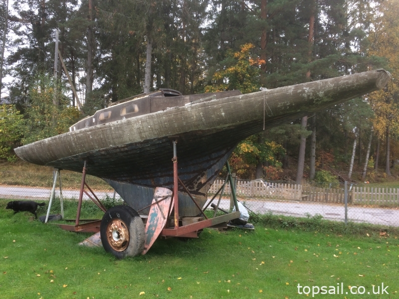 1922 Skärgårdskryssare Skerry Cruiser & Launching Trolley