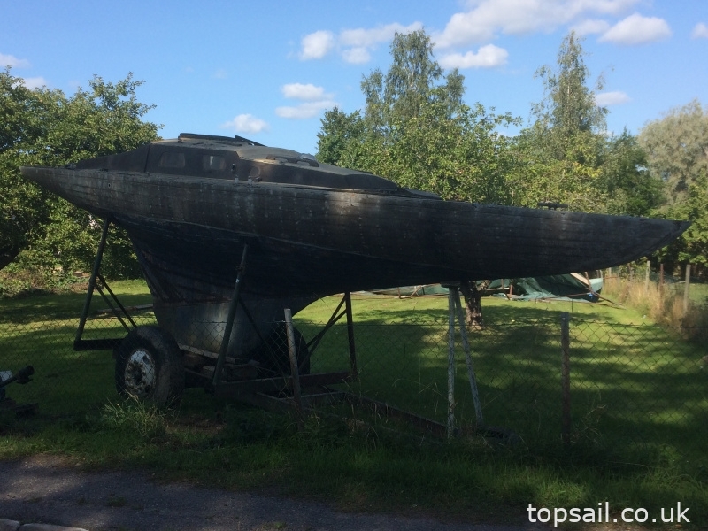 1922 Skärgårdskryssare Skerry Cruiser & Launching Trolley