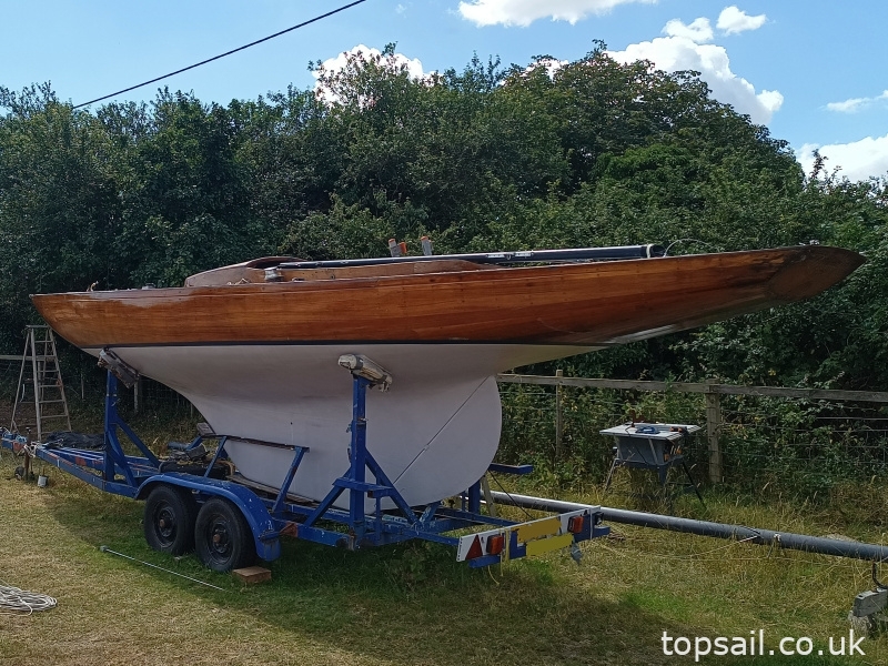 1969 Classic Børresen Dragon Keelboat & Trailer