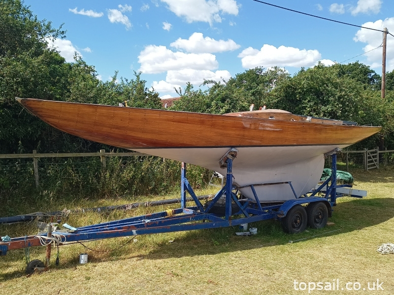 1969 Classic Børresen Dragon Keelboat & Trailer