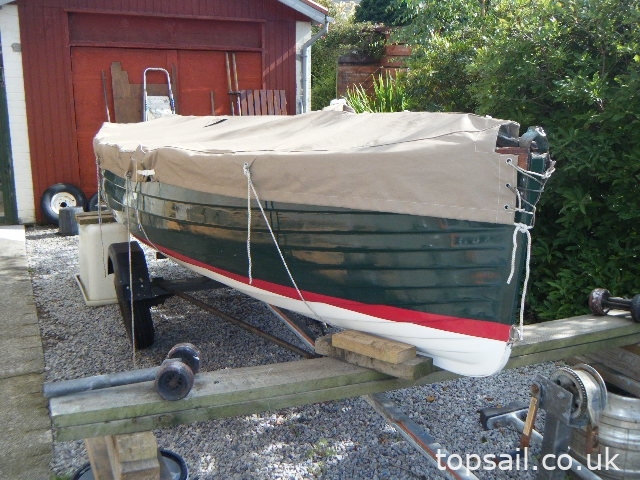 Kittiwake 14 GRP Traditional Cruising Dinghy & Trailer