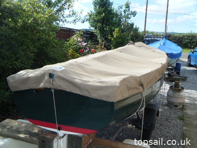 Kittiwake 14 GRP Traditional Cruising Dinghy & Trailer
