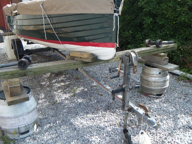 Kittiwake 14 GRP Traditional Cruising Dinghy & Trailer