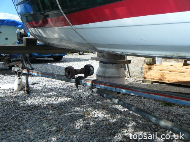Kittiwake 14 GRP Traditional Cruising Dinghy & Trailer