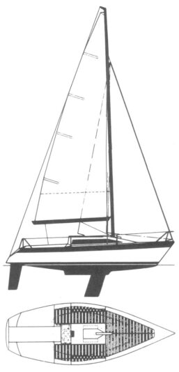 1985 Dehler 22 Trailer