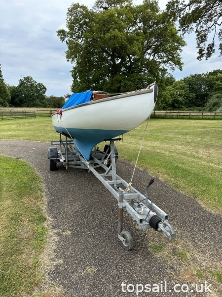 1925 Broads One Design (BOD, Brown Boat) & Trailer