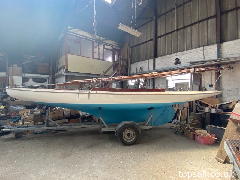 1925 Broads One Design (BOD, Brown Boat) & Trailer