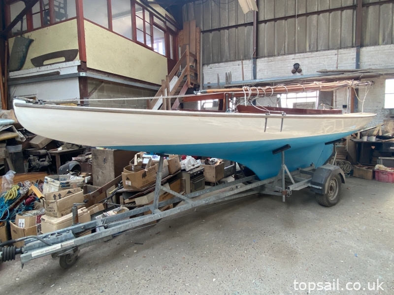 1925 Broads One Design (BOD, Brown Boat) & Trailer