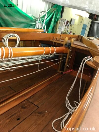 1924 Yare & Bure One Design (YBOD, White Boat) & Trailer