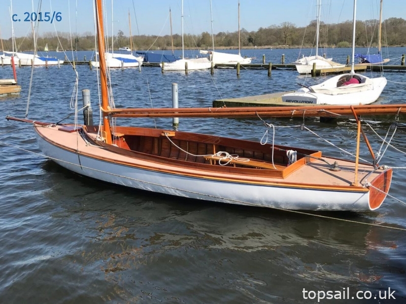 1924 Yare & Bure One Design (YBOD, White Boat) & Trailer