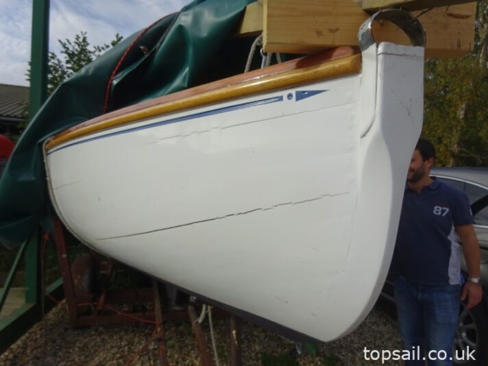 1924 Yare & Bure One Design (YBOD, White Boat) & Trailer