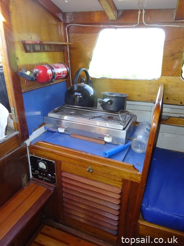 1957 Easticks Stock 21 Sailing Cruiser