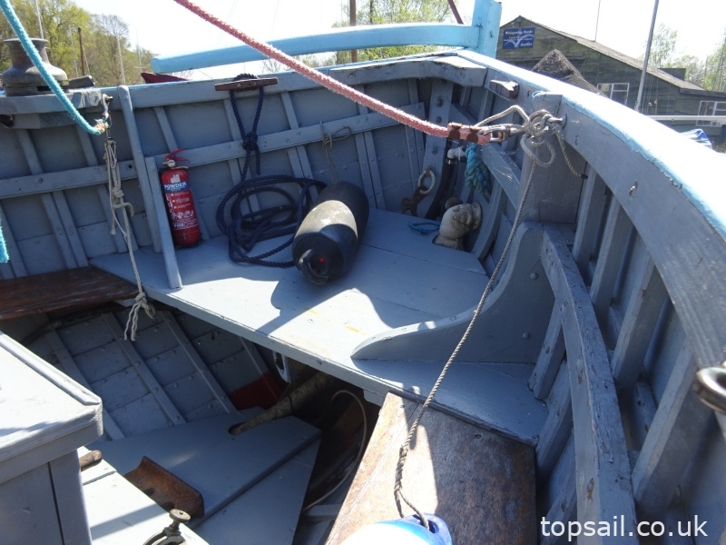 1982 Clinker Lugsail Crab Boat (Trailer available)