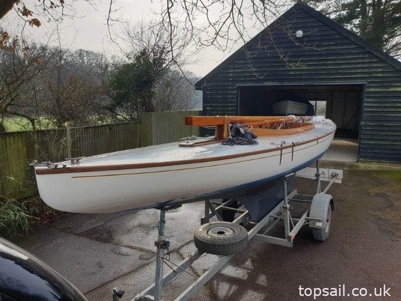1996 GRP Broads One Design (BOD, Brown Boat) & Trailer