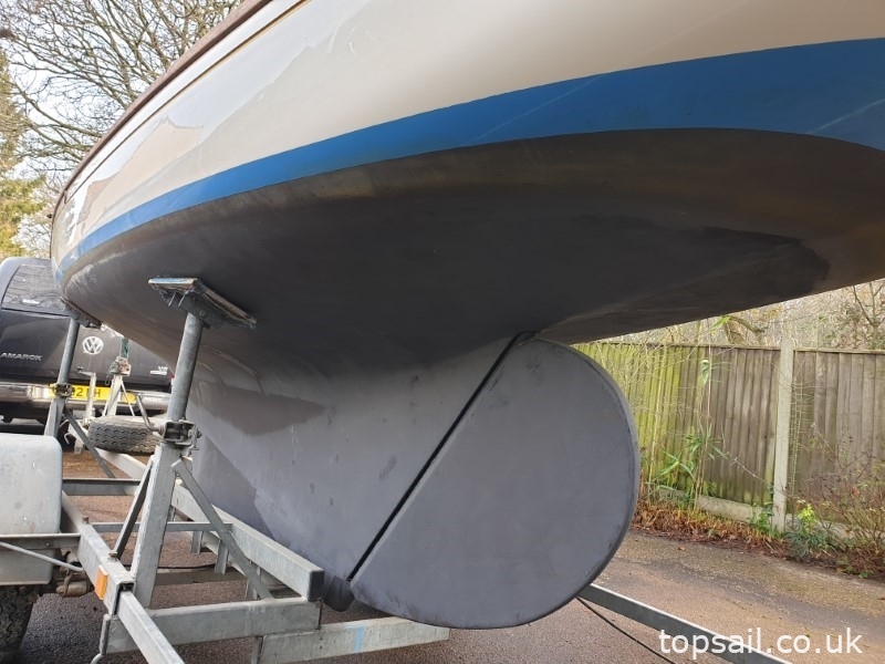 1996 GRP Broads One Design (BOD, Brown Boat) & Trailer