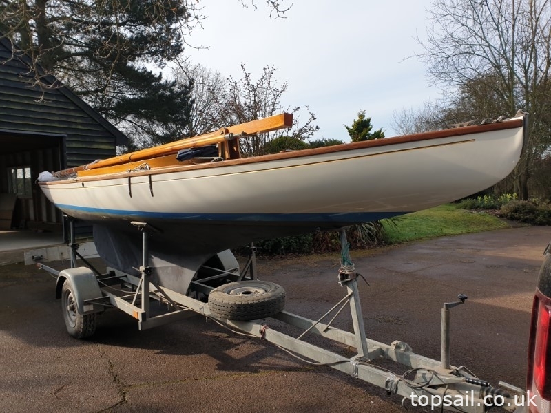 1996 GRP Broads One Design (BOD, Brown Boat) & Trailer