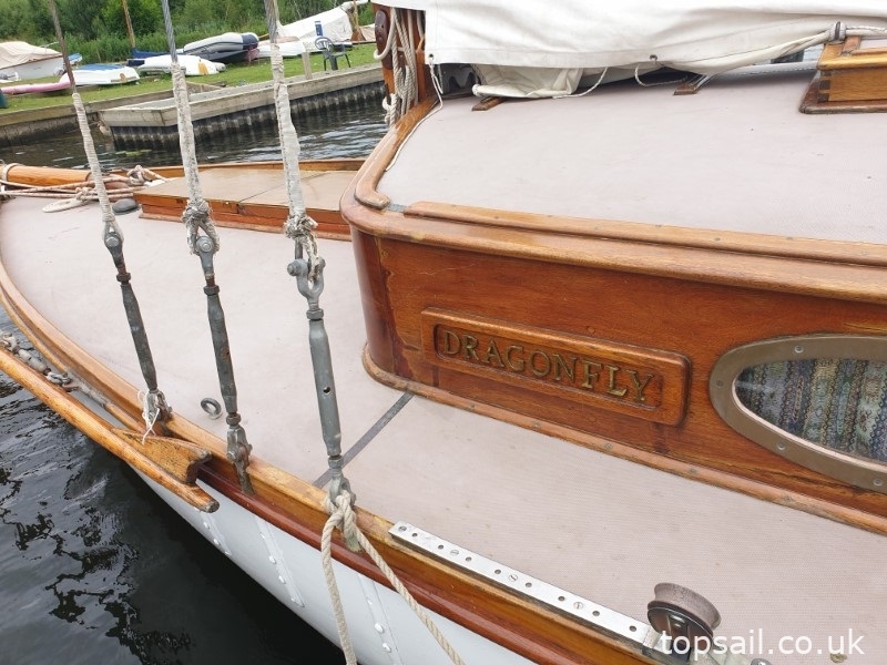 1905 “Dragonfly” 45′ Bunn Edwardian Cruising Yacht
