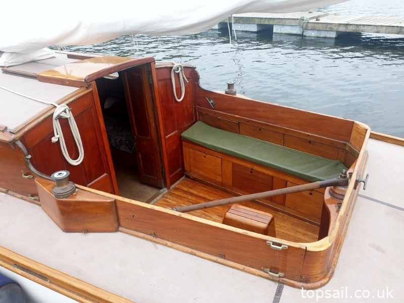 1905 “Dragonfly” 45′ Bunn Edwardian Cruising Yacht