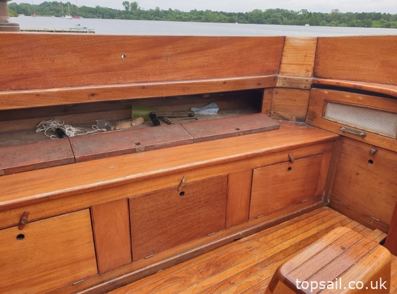 1905 “Dragonfly” 45′ Bunn Edwardian Cruising Yacht